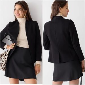 J. Crew Going-Out Blazer in Stretch Twill Black
